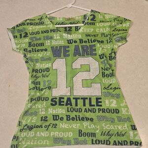 Sweet Gisele "We Are 12" Short Sleeve Graphic Tee | Women's Size S